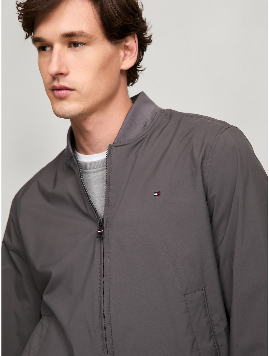 Tommy Hilfiger Men's Lightweight Water-resistant Bomber ShopSimon