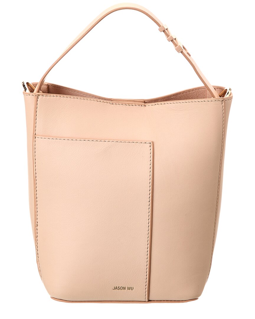 Jason Wu Paige Leather Bucket Bag | ShopSimon
