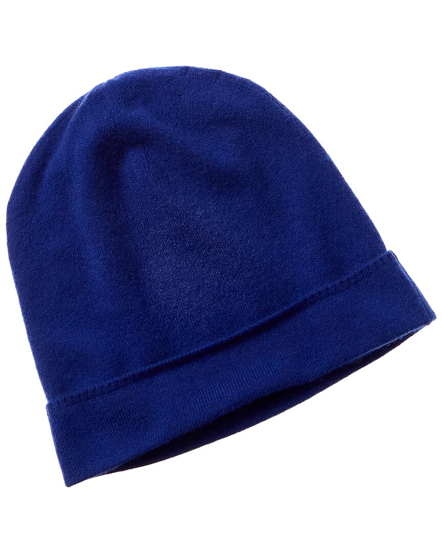 Qi Cashmere Jersey Cuffed Cashmere Beanie | ShopSimon