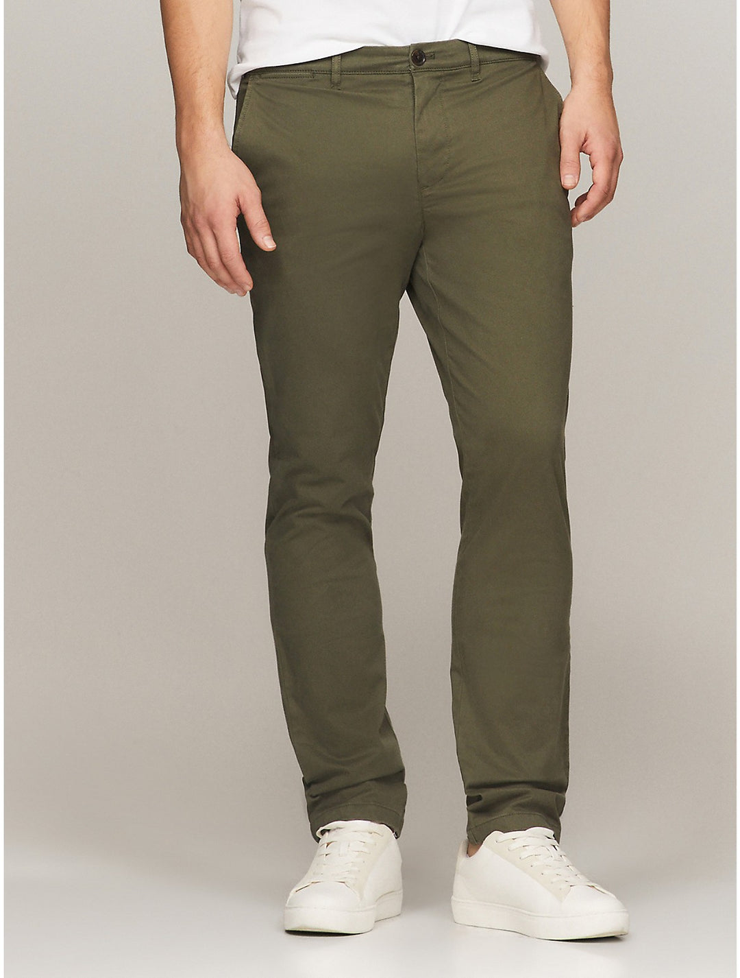 tommy hilfiger slim fit dress pants Tommy Hilfiger Tan Tan Stretch Dress Pants