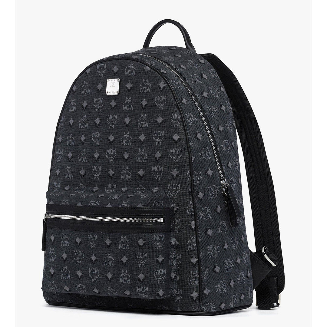 Mcm Medium Stark Backpack In Denim Visetos | ShopSimon