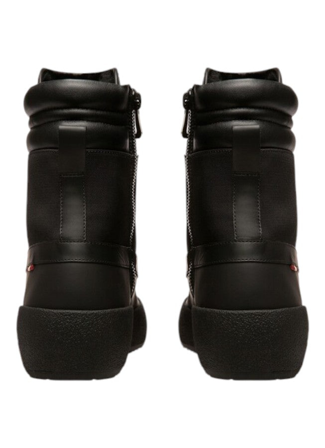 Bally Croker 6239720 Men's Black Calf Leather Shirling-lined Boots