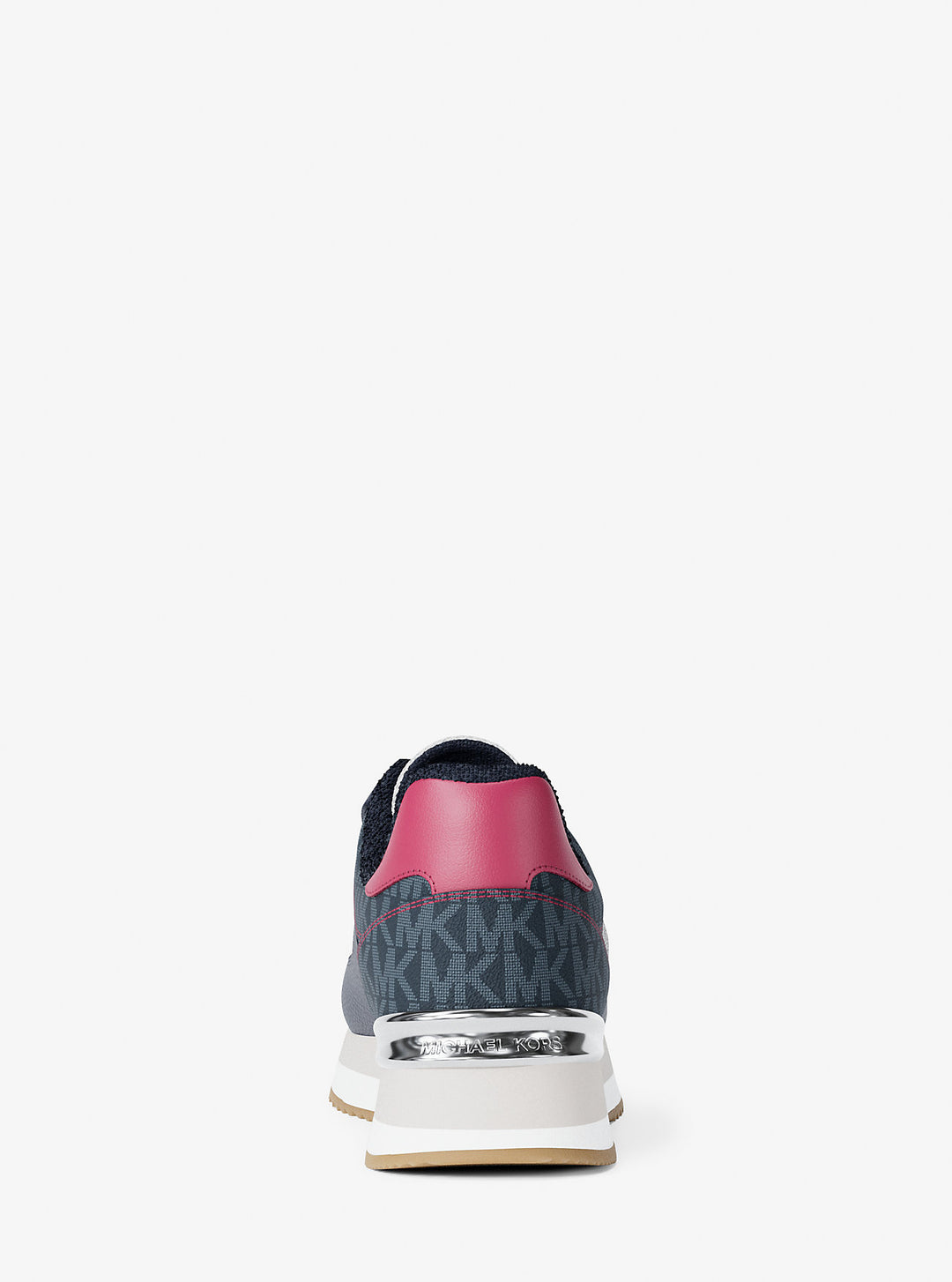 Michael Kors Outlet Hattie Mixed-Media Trainer | ShopSimon