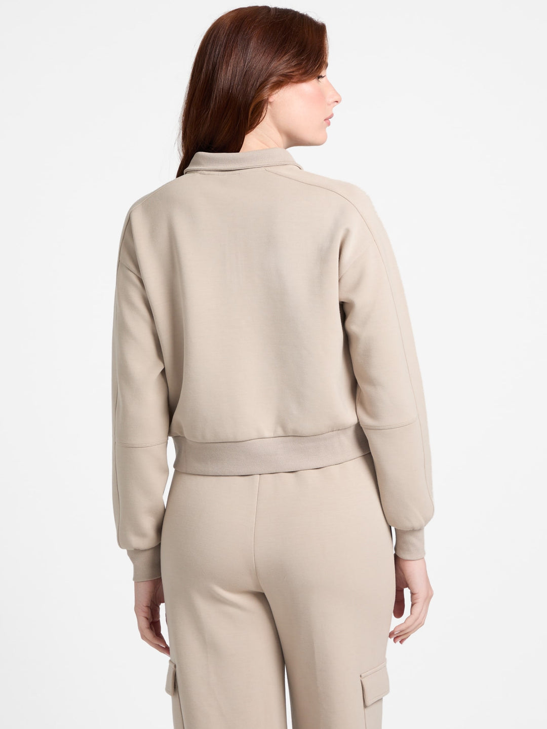 Guess Factory Nessa Half-Zip Sweatshirt | ShopSimon