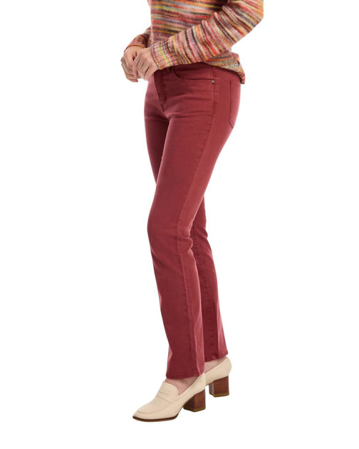 FDJ Straight Leg In Rust Red | ShopSimon