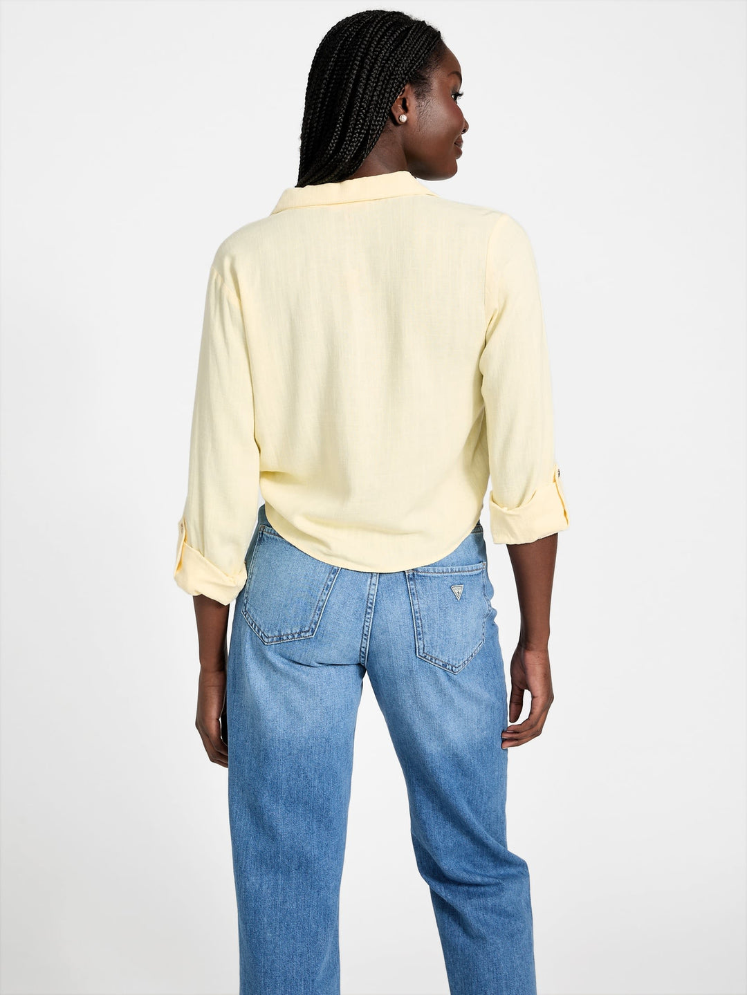 Guess Factory Harper Tie-Front Top | ShopSimon