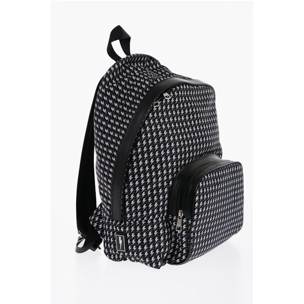 Neil Barrett All-over Thunderbolt Printed Fabric Men's