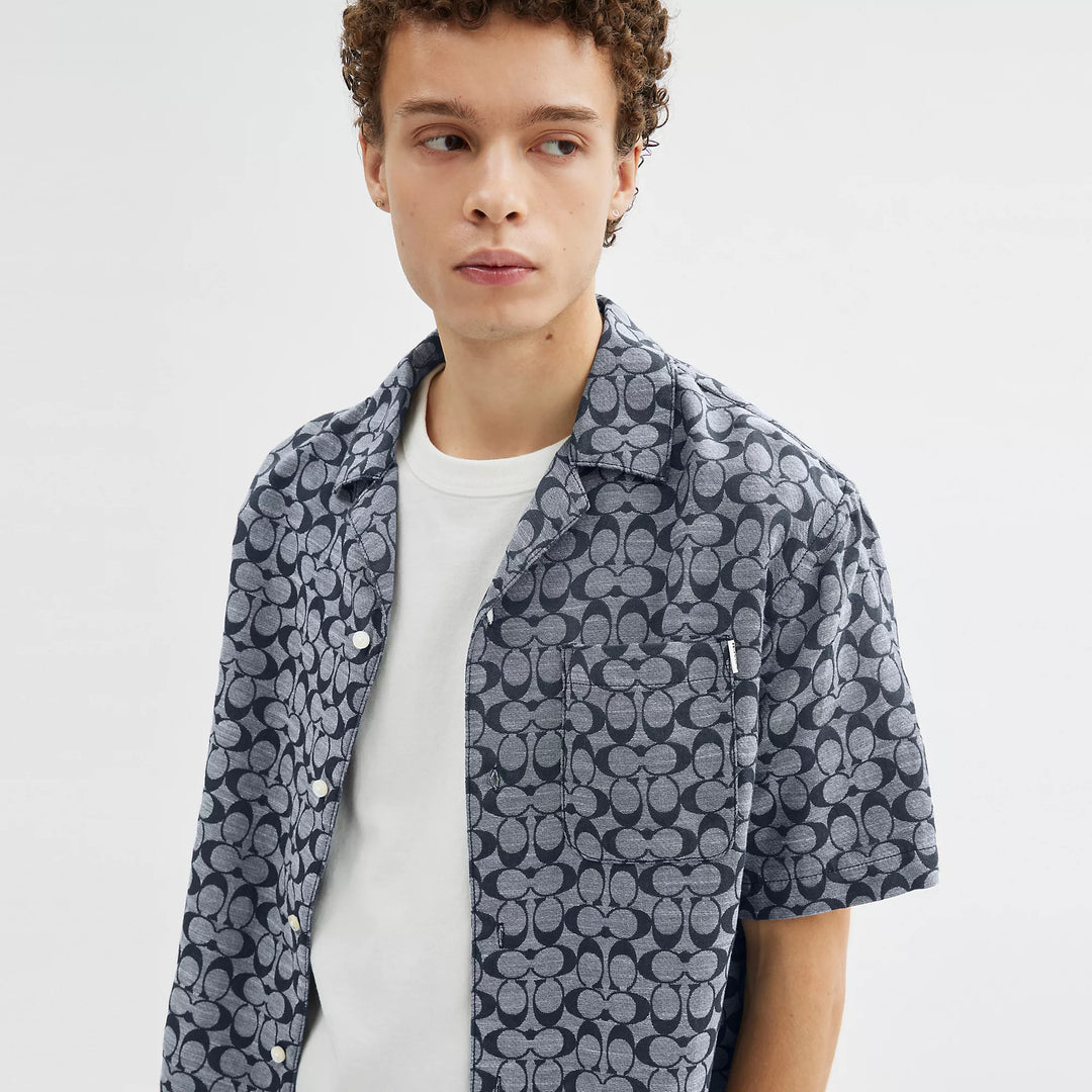 Coach Outlet Signature Camp Shirt | ShopSimon