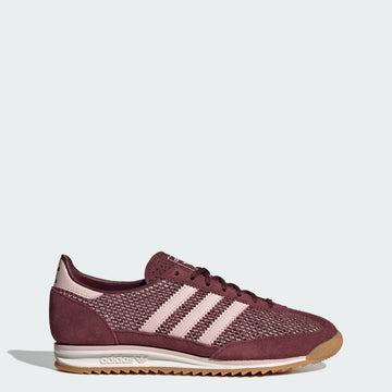 adidas Women's Sl 72 Og Flat Heel Shoes (Shadow Red / Sandy Pink / Off White)