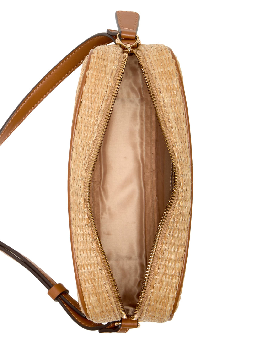 Guess Factory Pristina Straw Camera Crossbody | ShopSimon