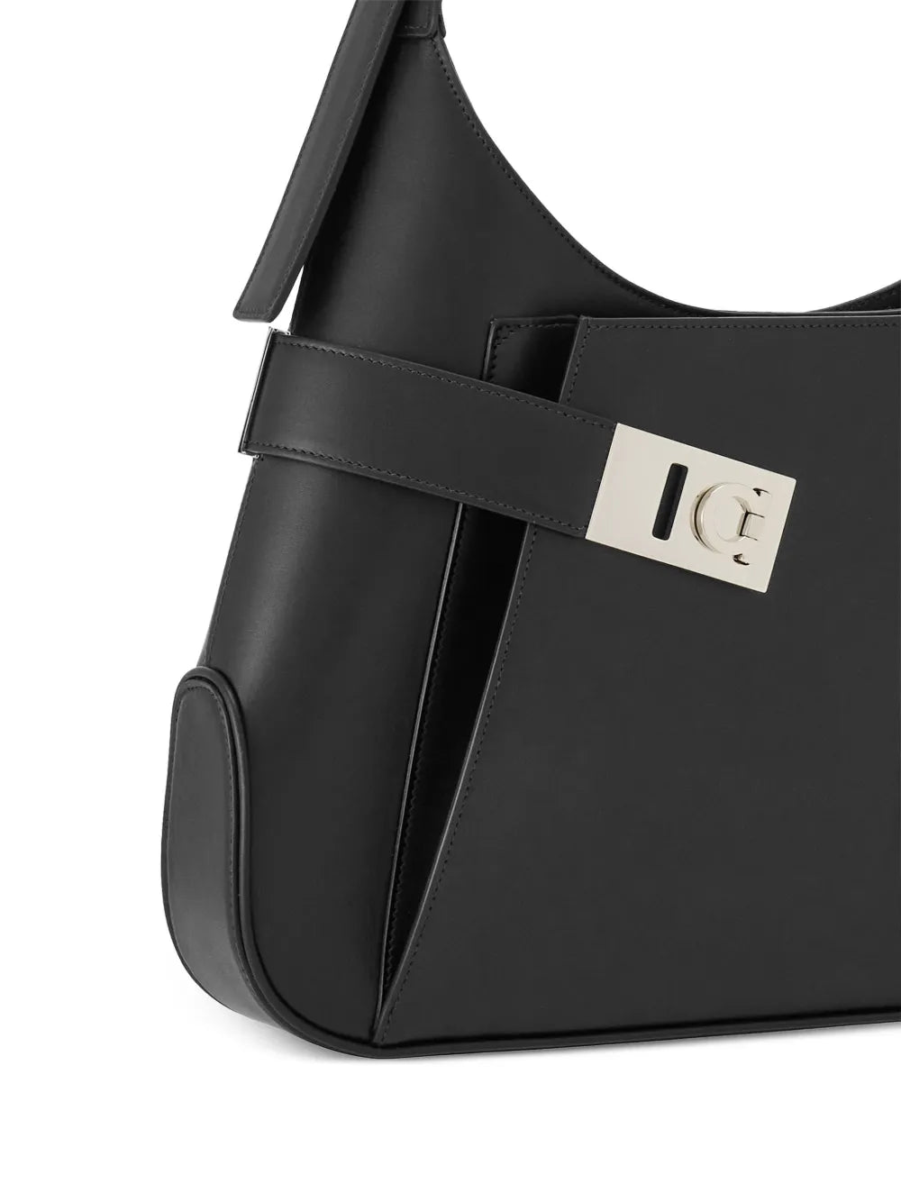 Salvatore Ferragamo Ferragamo Hobo Gancini-Buckle Shoulder Bag