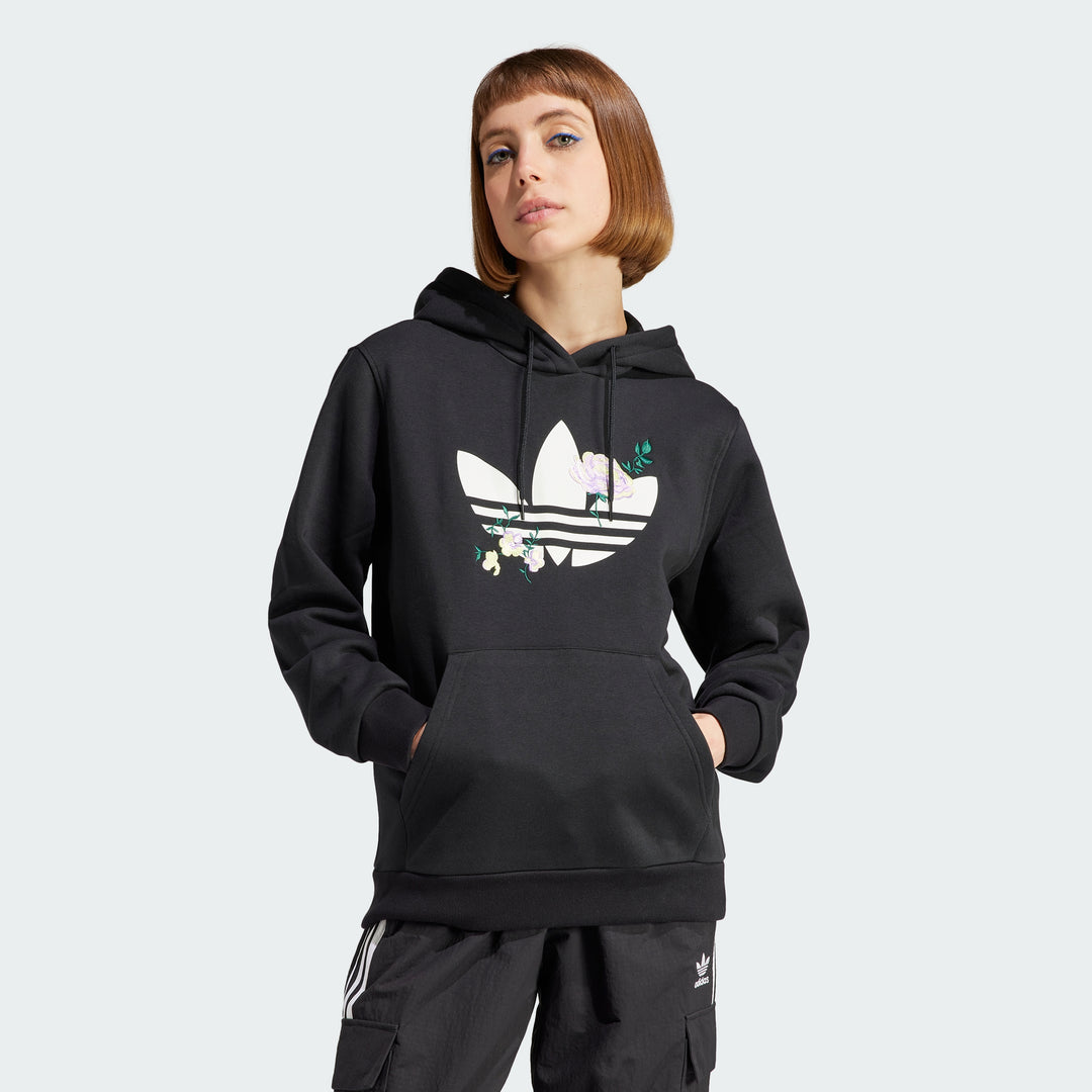 adidas Women s Flower Embroidery Hoodie ShopSimon