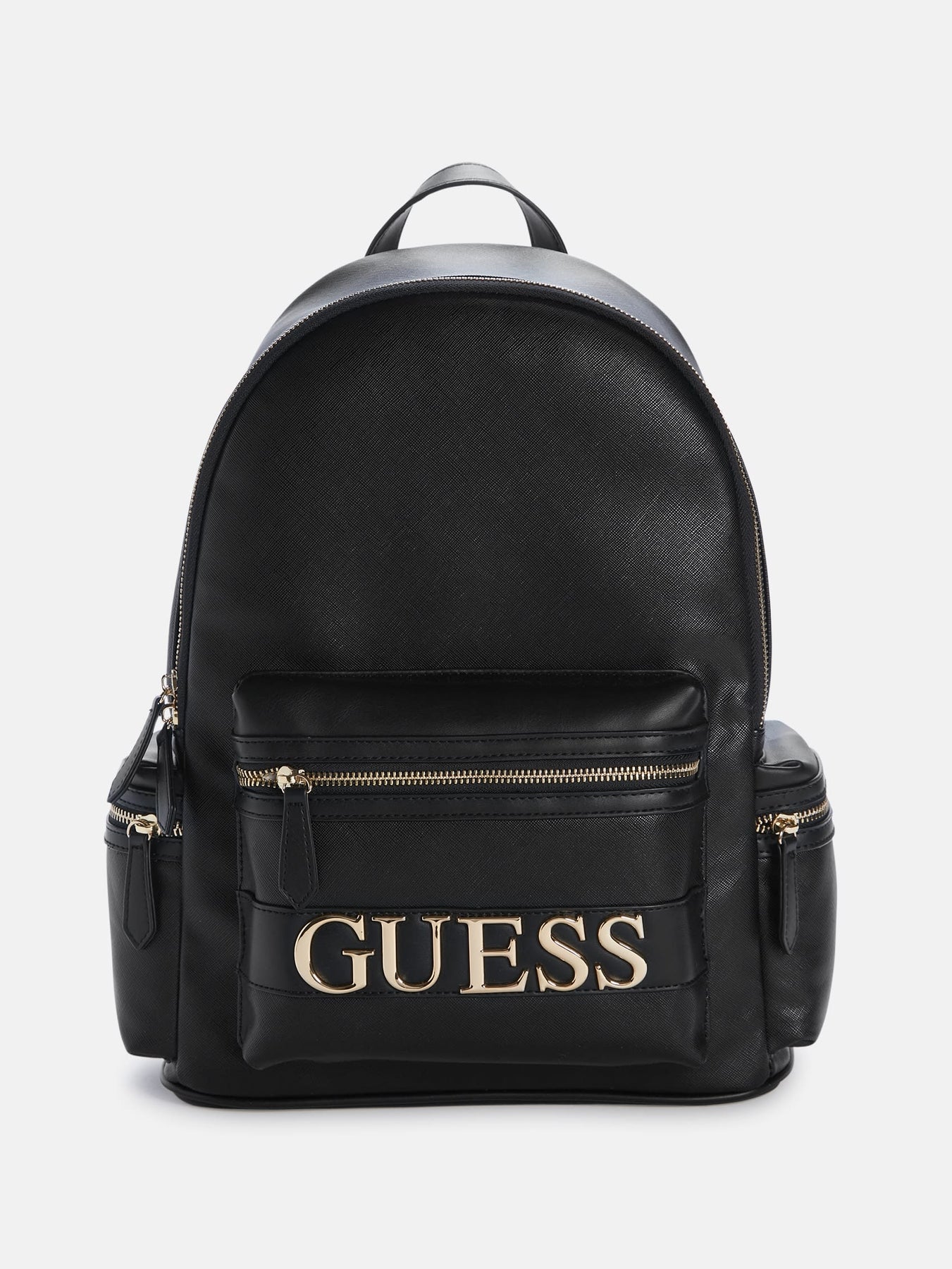 black leather guess backpack Guess Factory Tasha Faux-Leather Backpack