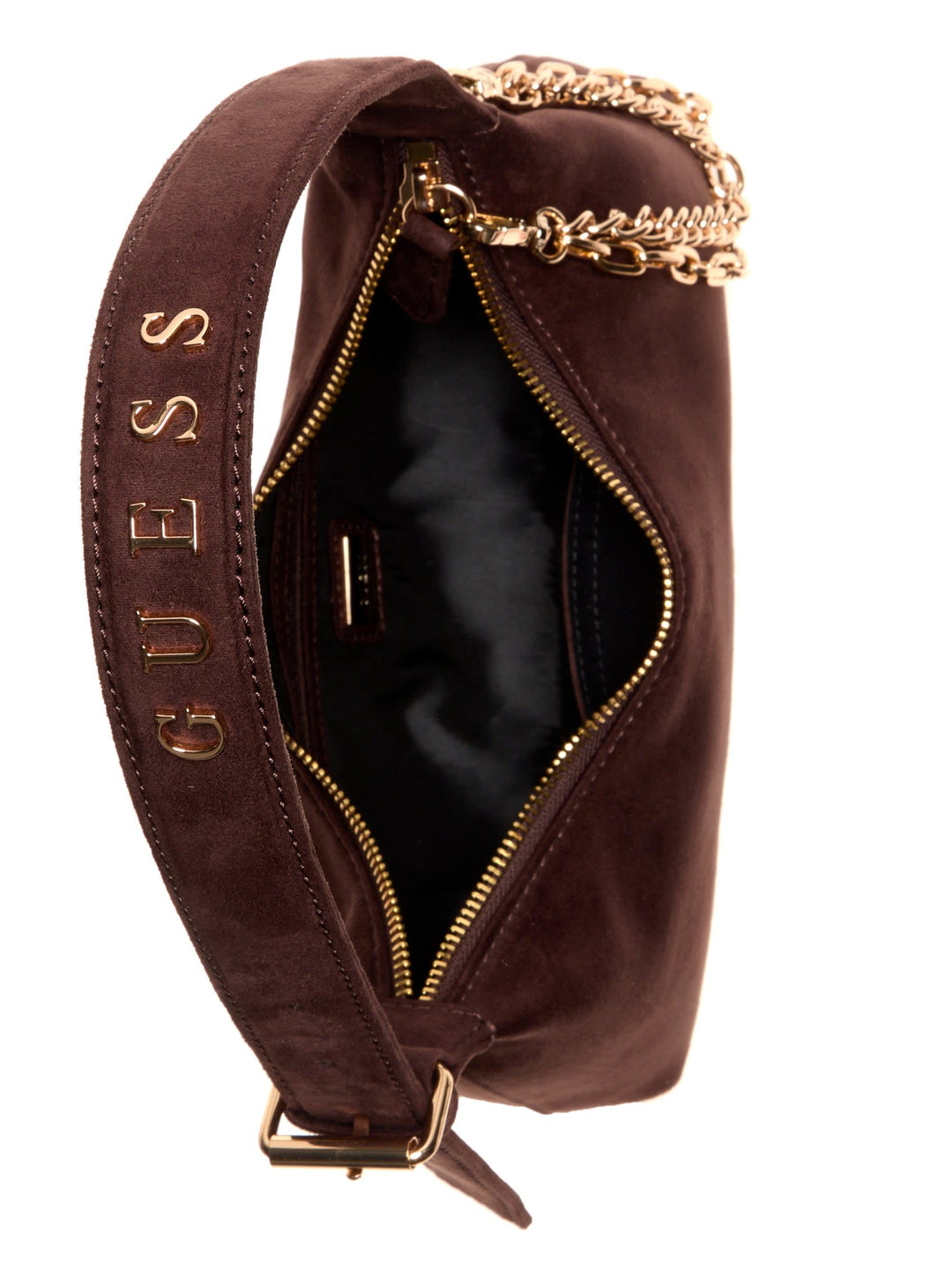 Guess Factory Demelza Faux-Suede Shoulder Bag | ShopSimon