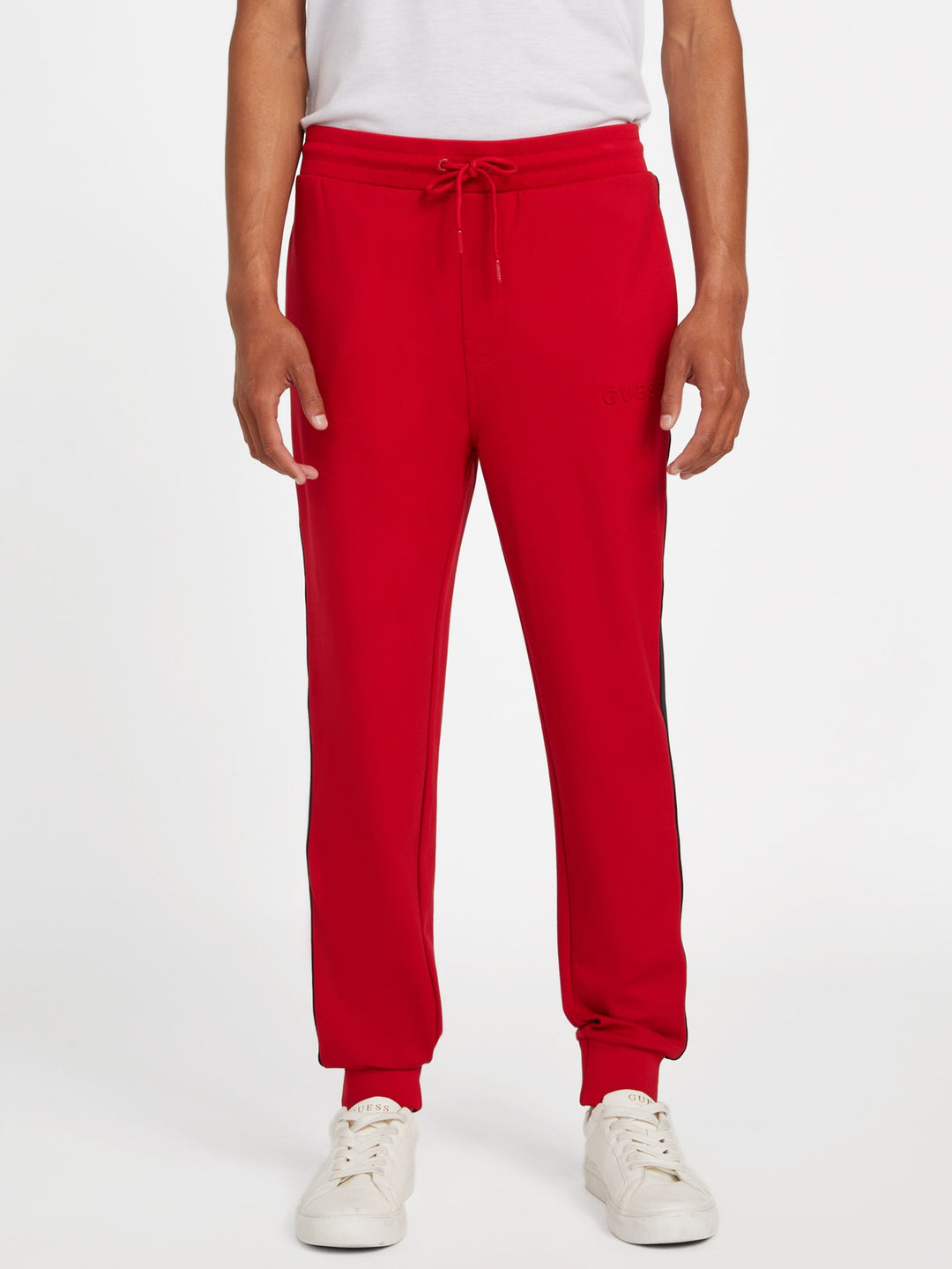 Guess Factory Genaro Logo-Tape Joggers | ShopSimon