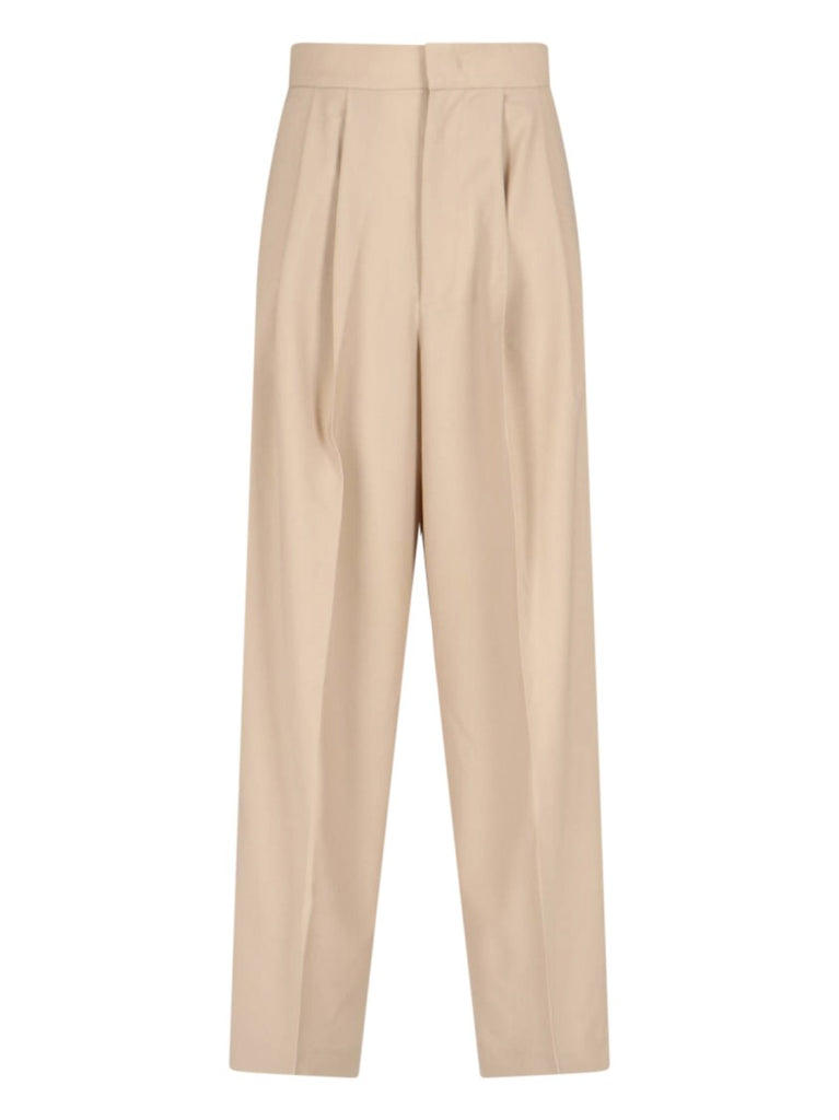 パンツ Sa Su Phi High-Waisted Wide-Leg Trousers With Front Pleat Sa Su Phi High-Waisted Wide-Leg Trousers With Front Pleat