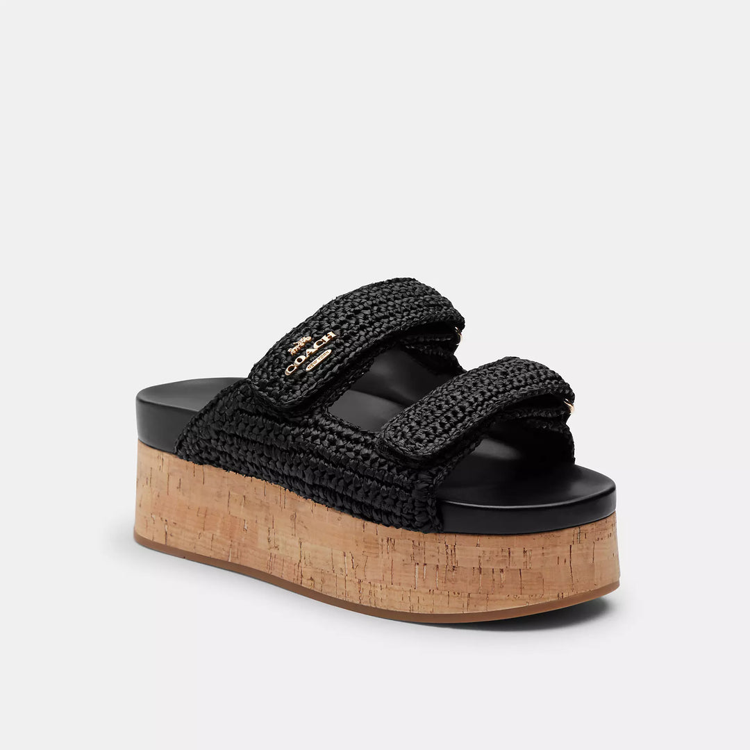 Coch platform sandle COACH® CH | Sculpted C Platform Flip Flop main image 3