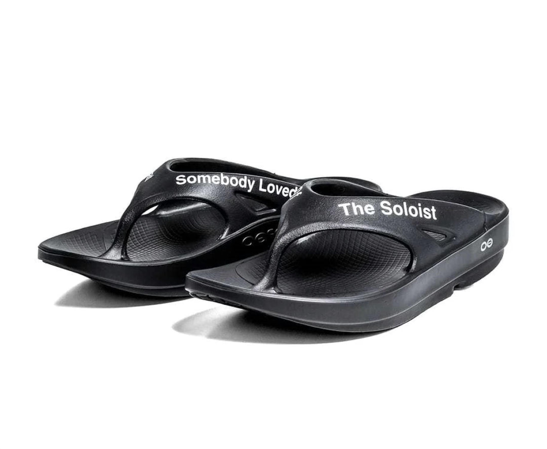 slider OOFOS×TAKAHIROMIYASHITATheSoloist OOFOS x TAKAHIROMIYASHITATheSoloist. Men Slider Flip Flop In