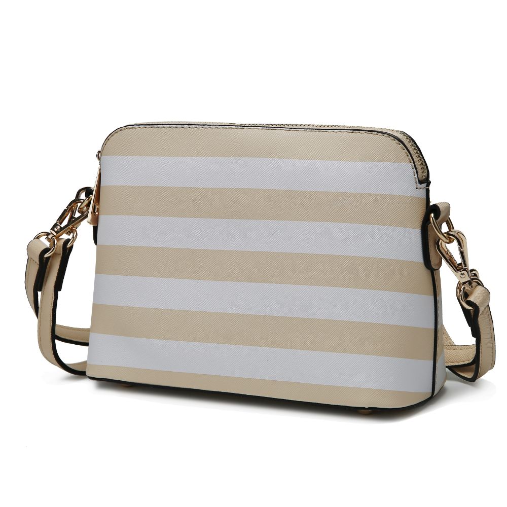 MKF Vegan Faux Leather Crossbody Phone Bag – Grey Small Purse With Removable Strap For Essentials