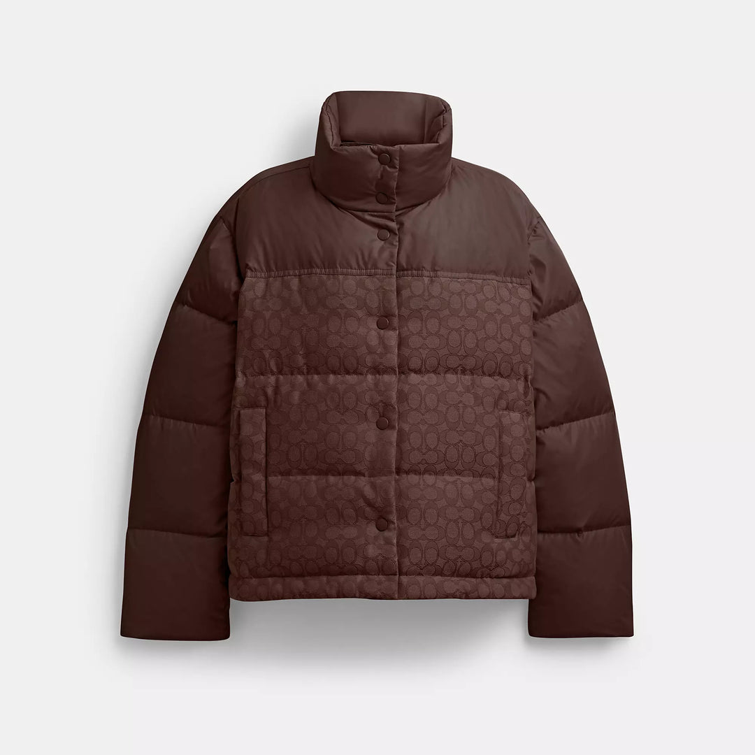 Coach Outlet Signature Down Jacket | ShopSimon
