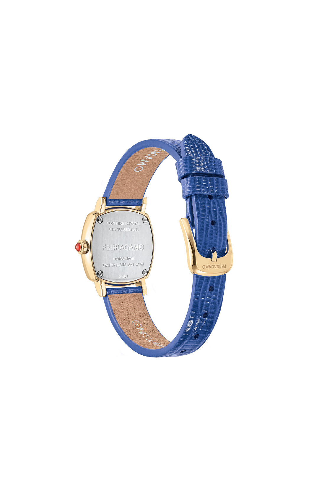 Salvatore Ferragamo Ferragamo Soft Square Leather Watch  display picture 3