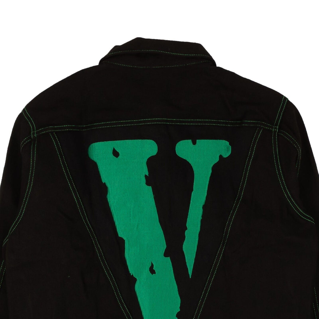 Vlone Friends Denim Jacket - Black/green | ShopSimon