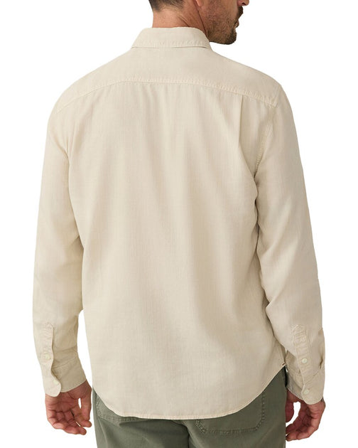 Faherty The Tried And True Linen-blend Chambray Workshirt | ShopSimon