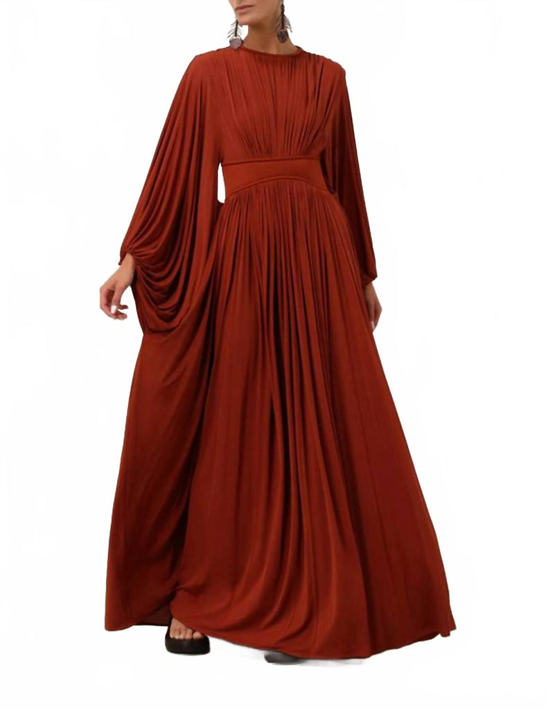 【Zimmermann】ILLUMINATE BATWING MAXI DRESS バットウィング Zimmermann Women's Illuminate Batwing Maxi Dress In Rust