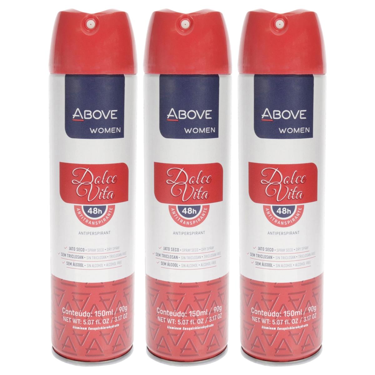 Above Above 3.17 oz 48 Hours Antiperspirant Deodorant for Women - Dolce Vita - Pack of 3,All Products : American Fashion Style Bags On Sale