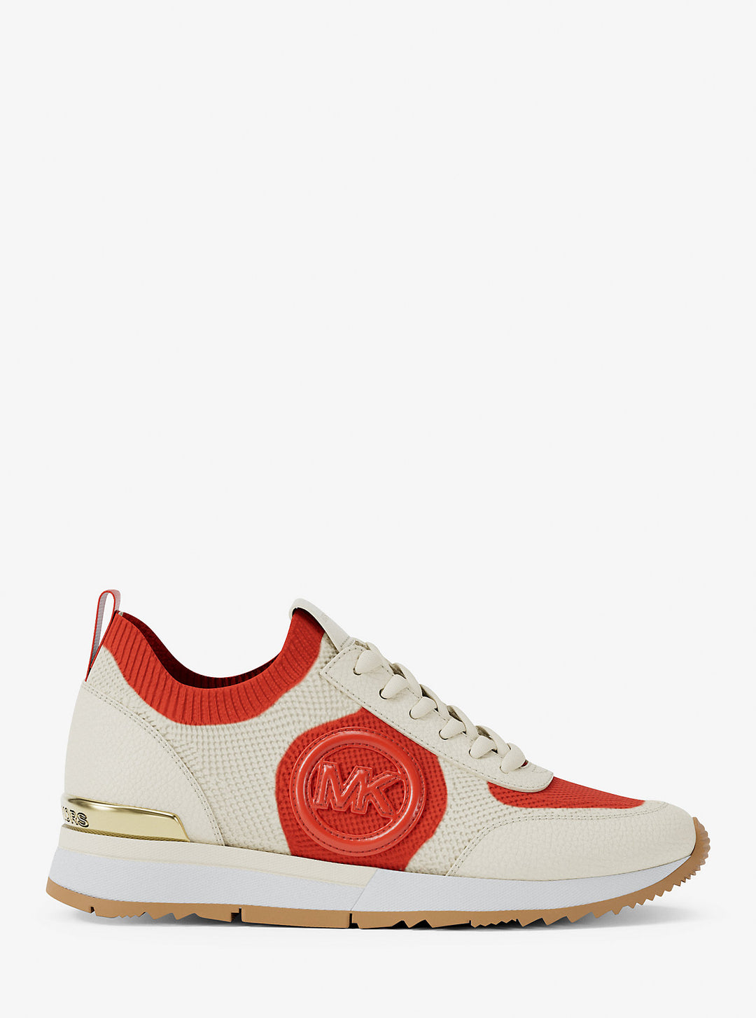 Michael Kors Outlet Jenkins Two-tone Stretch Knit Trainer | ShopSimon