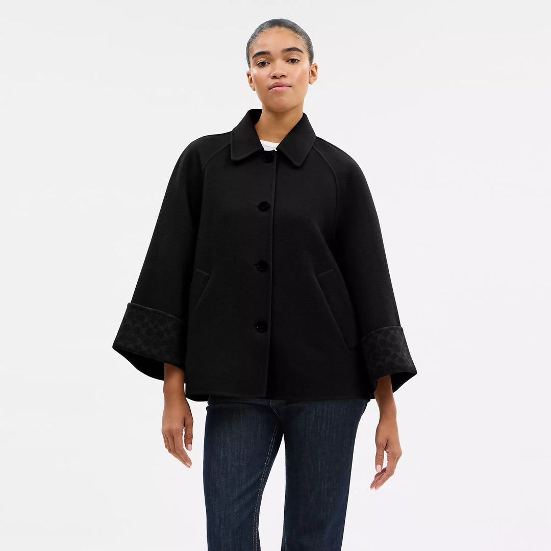 Coach Outlet Wool Swing Coat | ShopSimon