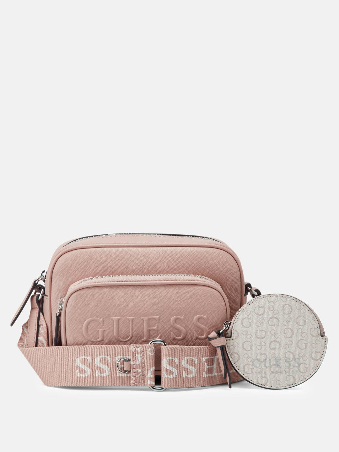 Guess Factory Lya Mini Double-Zip Crossbody | ShopSimon