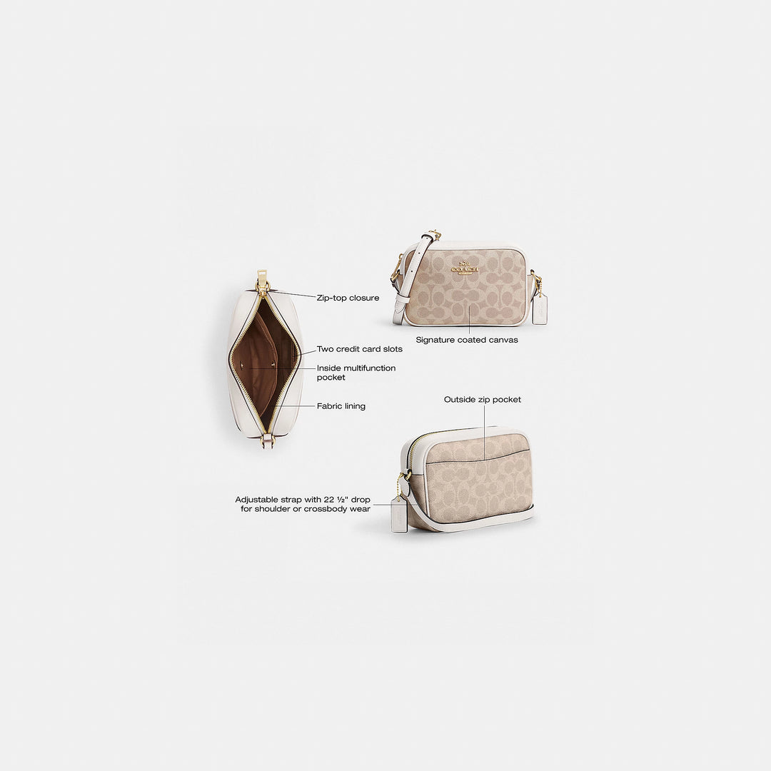 Coach Outlet Mini Jamie Camera Bag In Signature Canvas | ShopSimon