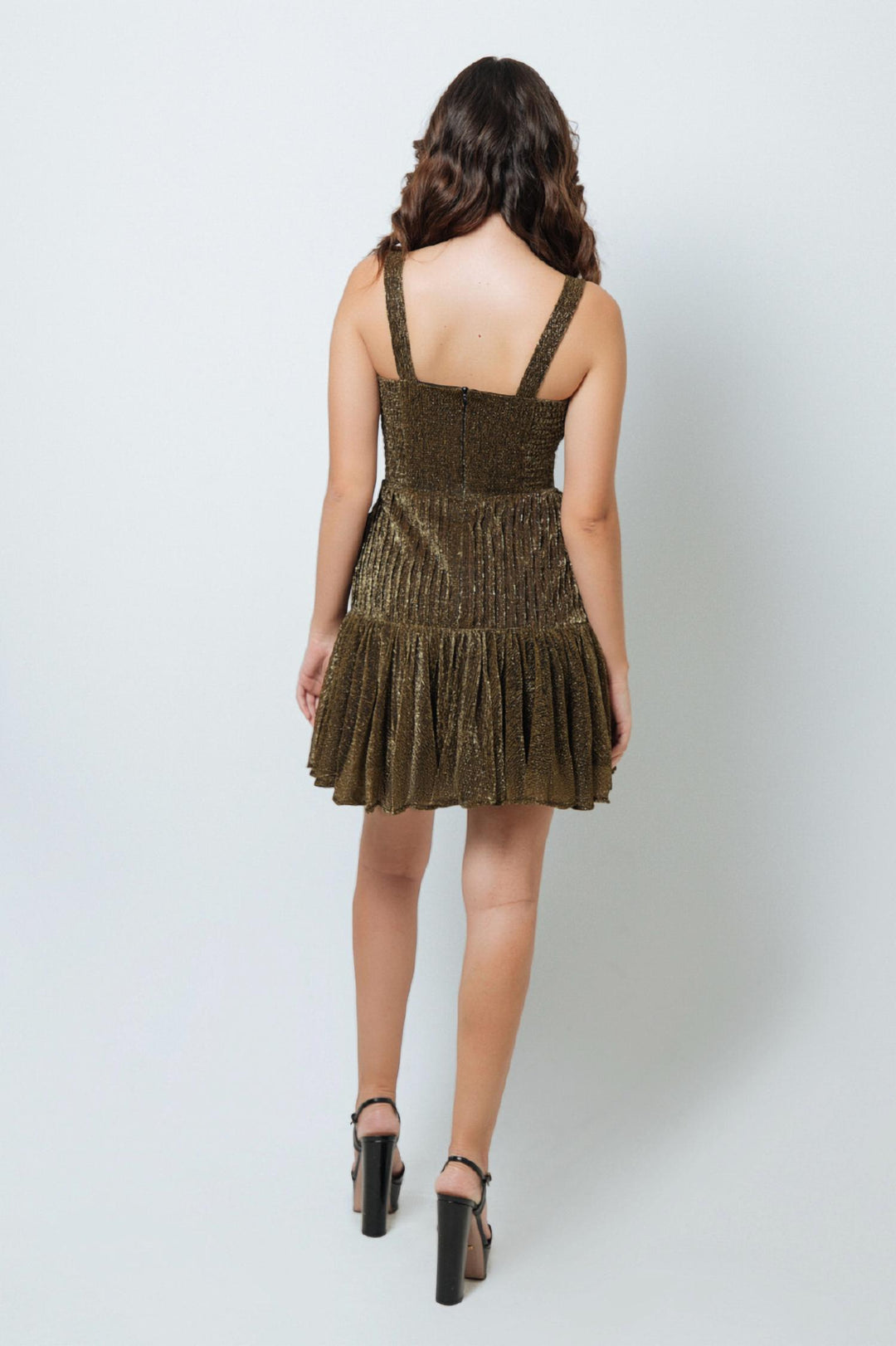 Kleid Aitana Mini Dress In Gold
