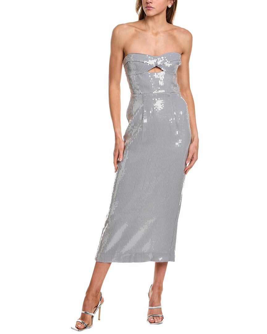 Bardot Cerise Sequin Midi Dress