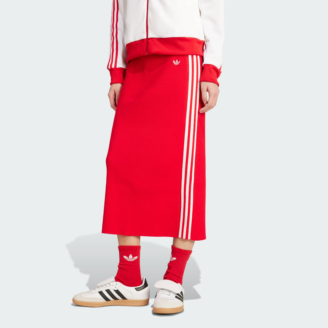 最新☆アディダス☆Adicolor Knit 3-Stripes Skirt☆選べる２色 adidas Women's Adicolor Knit 3-stripes Skirt | ShopSimon