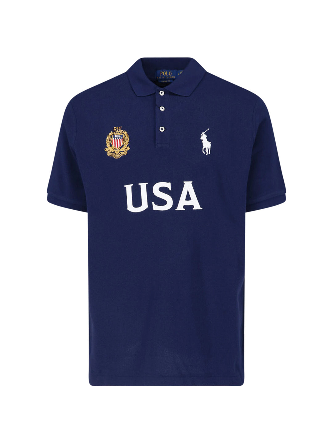 POLO RALPH LAUREN Classic Fit Polo Shirt with USA Prints | ShopSimon