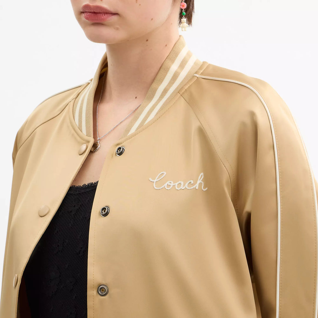 Coach Outlet Reversible Signature Souvenir Varsity Jacket | ShopSimon