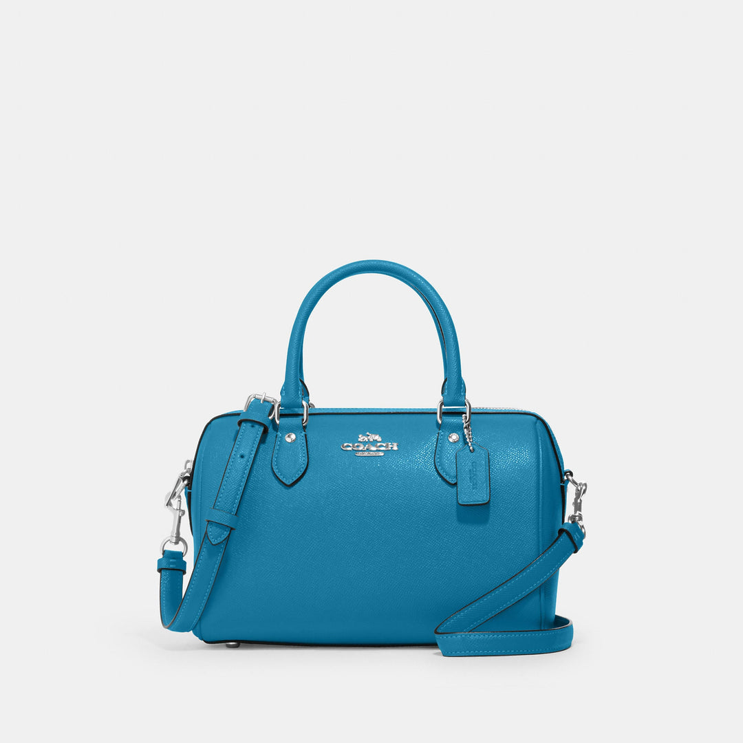 Coach Rowan Satchel in baby fashion blue canvas