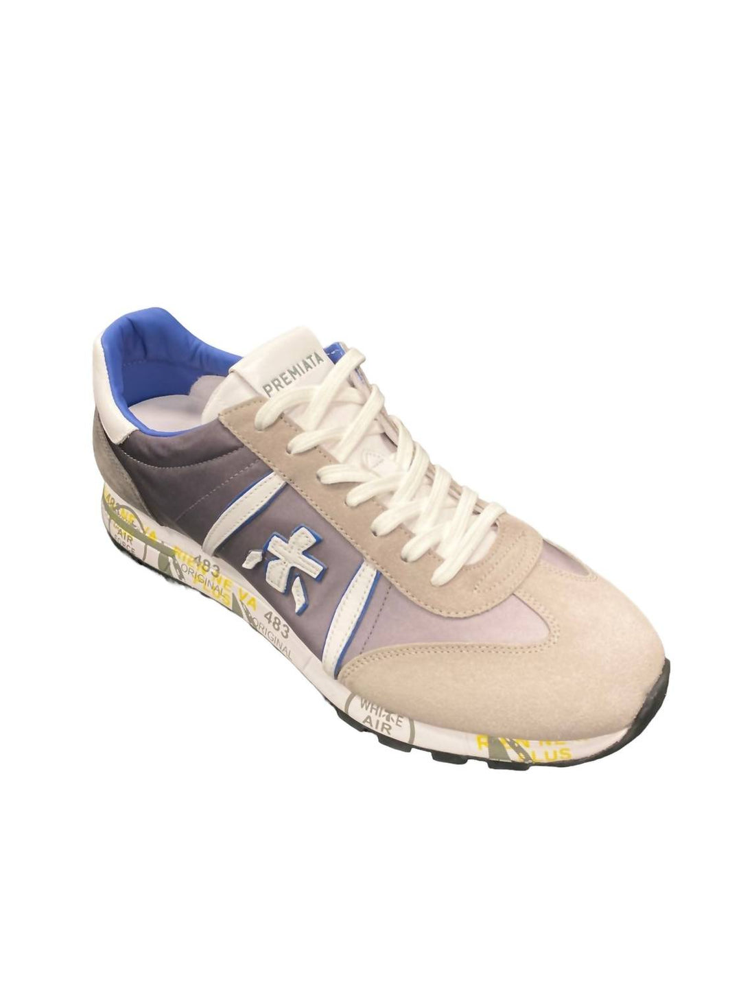 スニーカー PREMIATA Men Sneakers LUCY7252 Blue PREMIATA Men's Lucy Sneakers In Blue/gray | ShopSimon