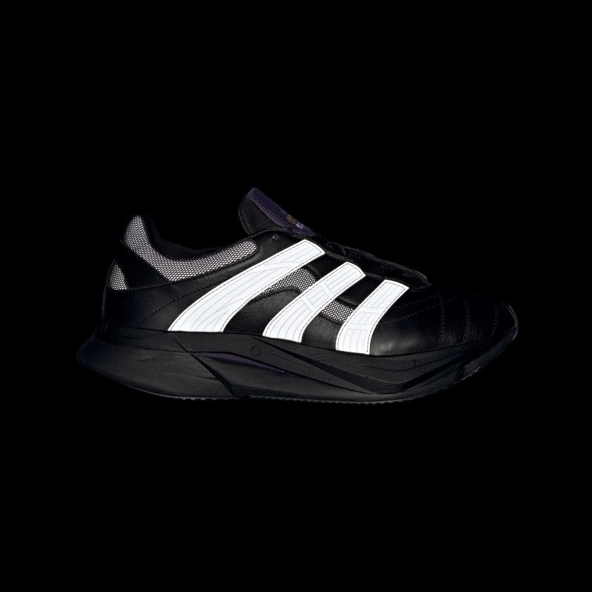 adidas Equipment Predator Run Shoes - Men's - Core Black / Cloud White / Aurora Plum
