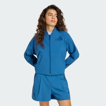 adidas Women's Z.N.E. Woven Bomber Jacket only