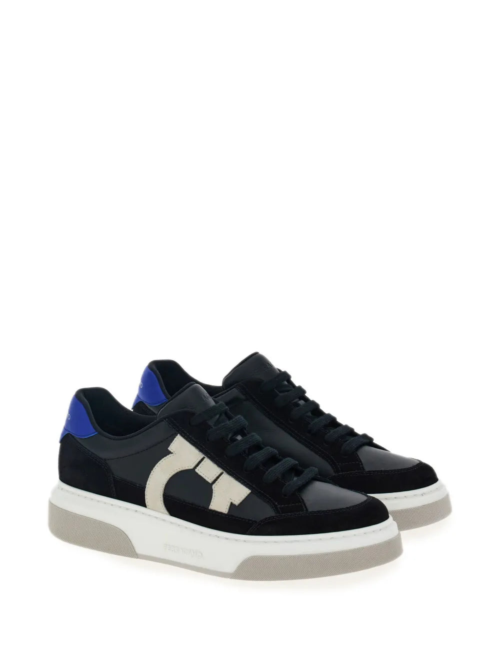 SALVATORE FERRAGAMO カンチニカトケス 22D198GANCINI 683350001 Salvatore Ferragamo Ferragamo Gancini Panelled Leather