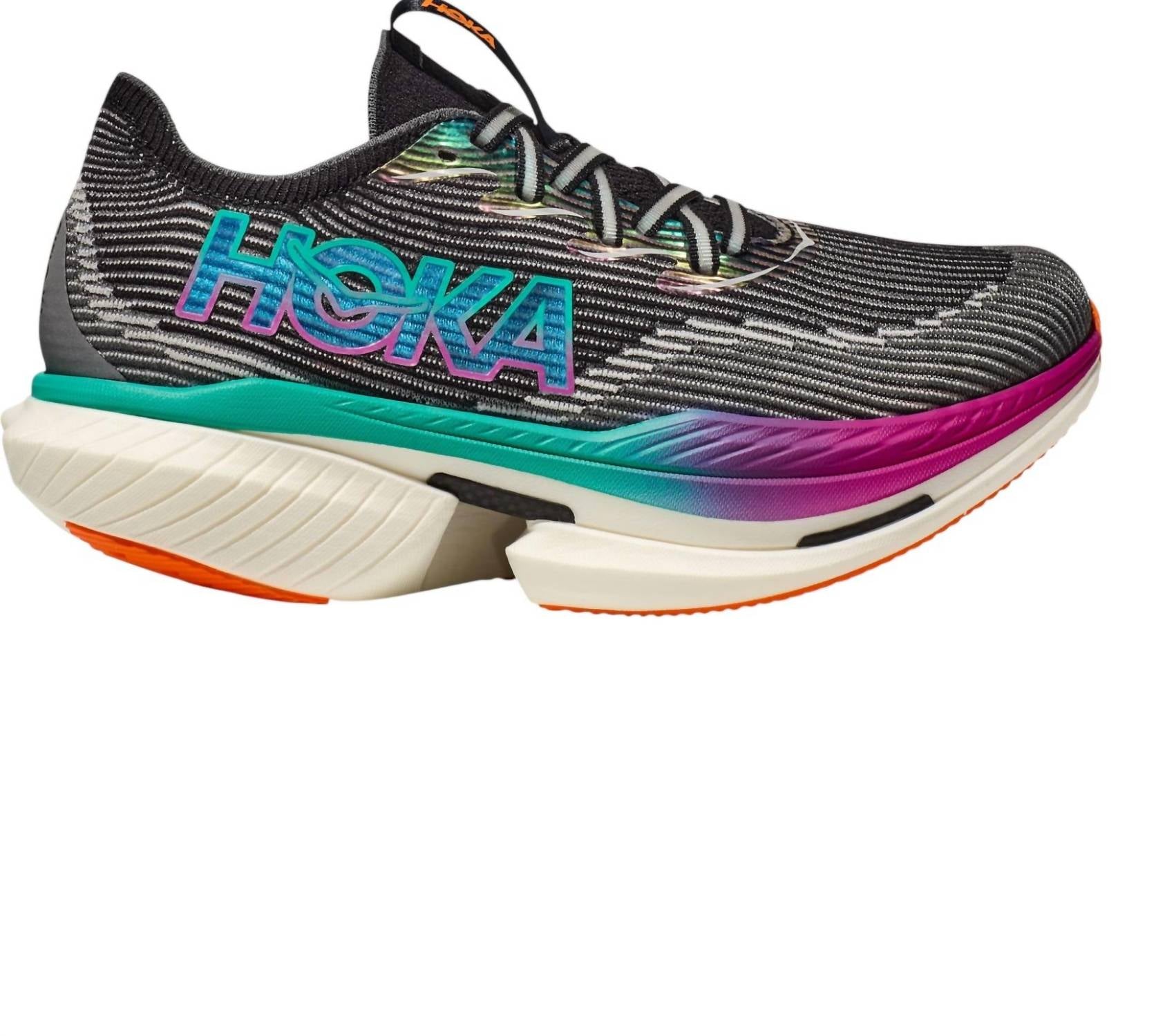 Hoka Men's Cielo X1 Shoes In Black/electric Aqua | ShopSimon