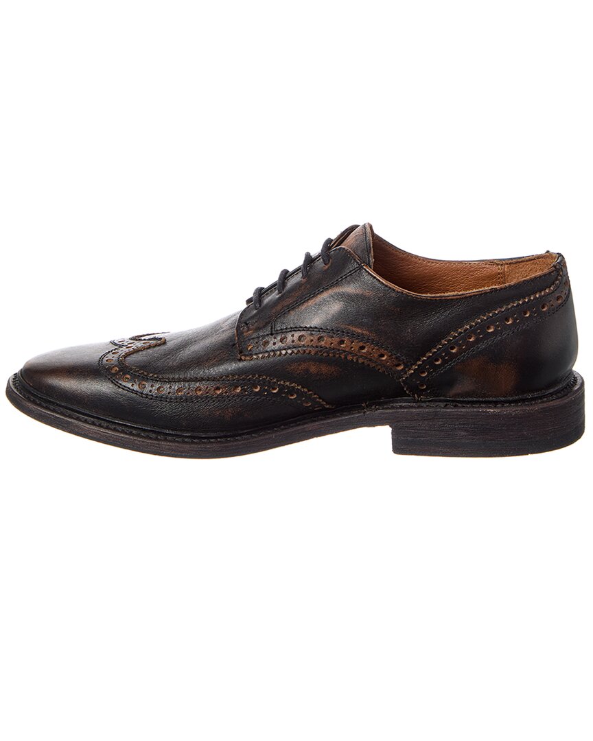 Frye Paul wingtip dress shoes Frye Paul Wingtip Leather Oxford, 9, Brown - Walmart.com main image 3