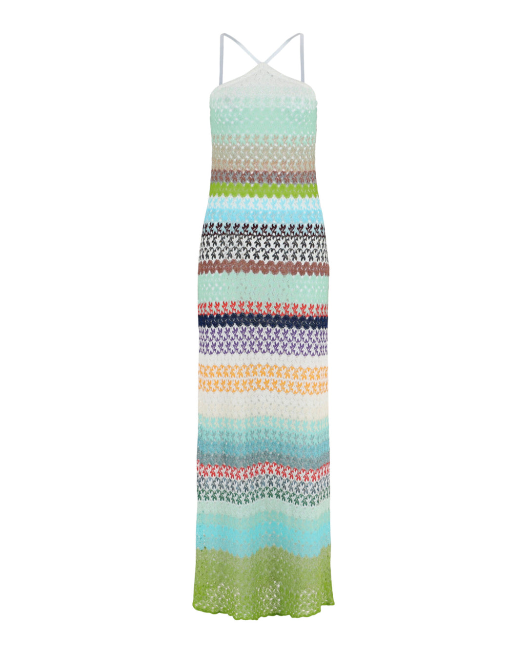 M Missoni Halter Maxi Dress