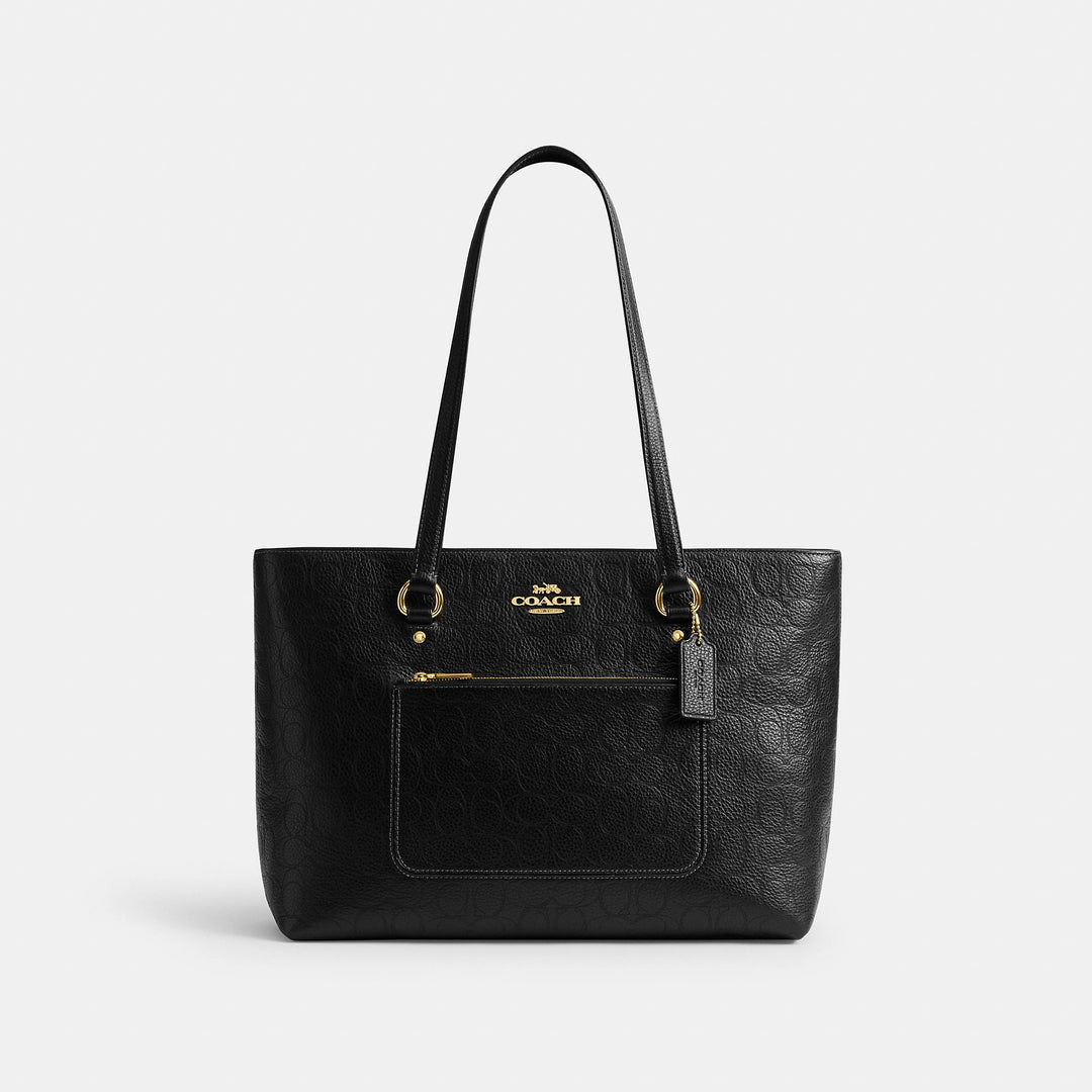 バッグ COACH handbag totebag signature leather Coach Outlet Station Tote Bag In Signature Leather | ShopSimon