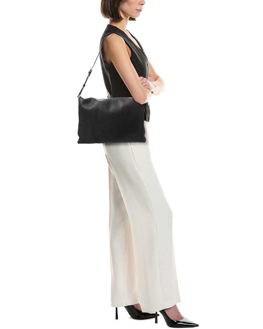 上質★THE ROW Nan black leather shoulder bag Nan Shoulder Bag Black in Leather – The Row