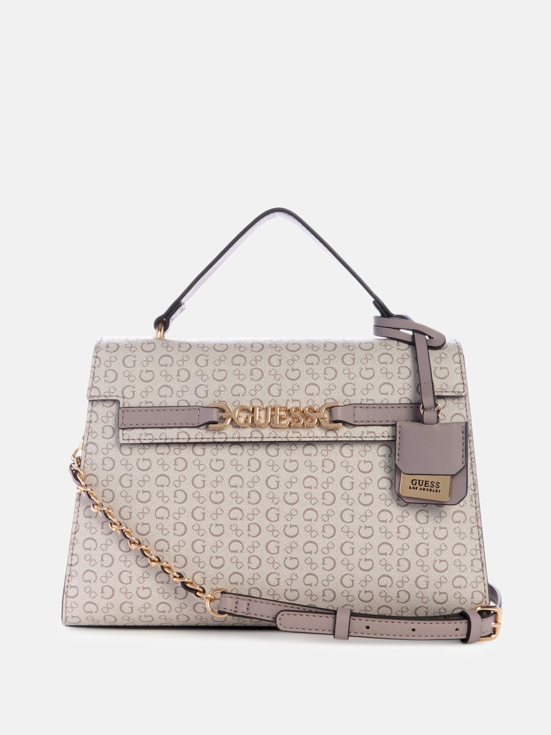 Guess Factory Rhiannon Logo Top Handle Bag | ShopSimon