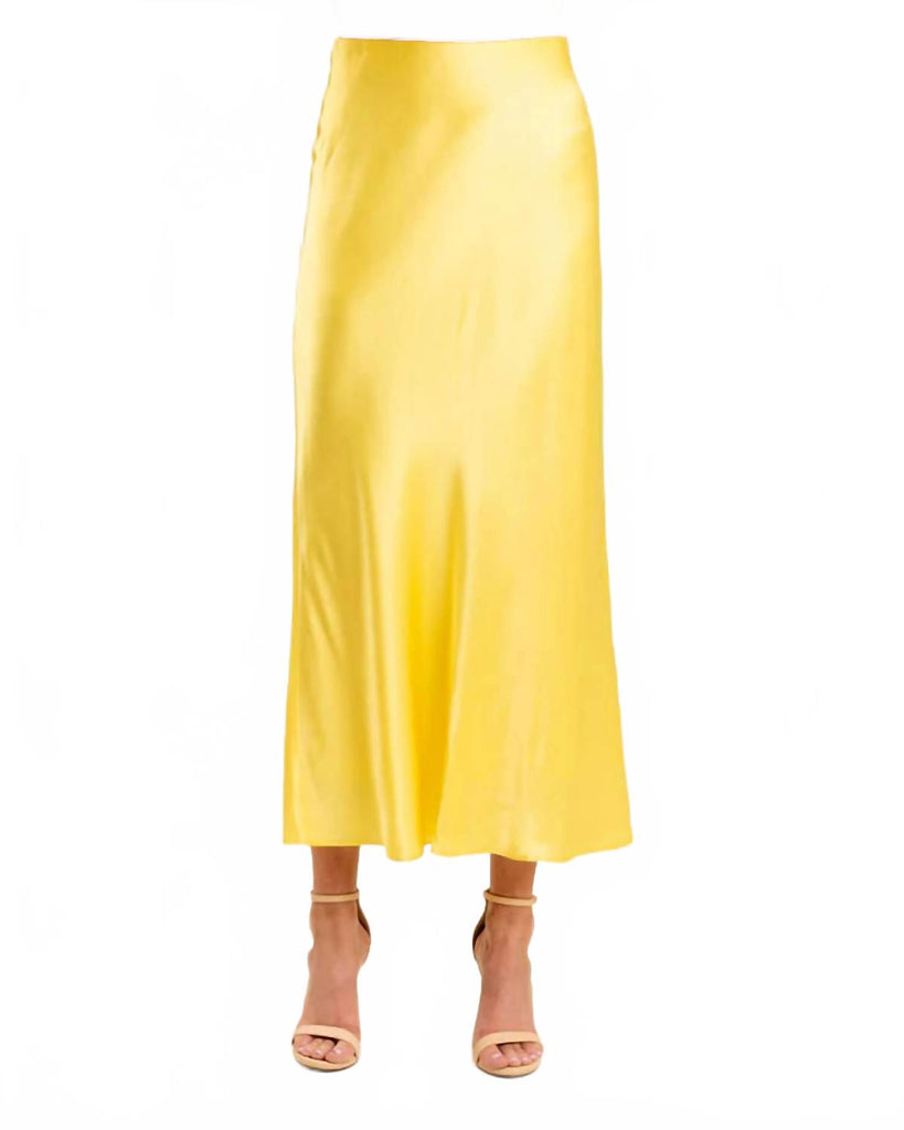 S'edge Women's Rhodes Skirt In Lemon Drop ShopSimon